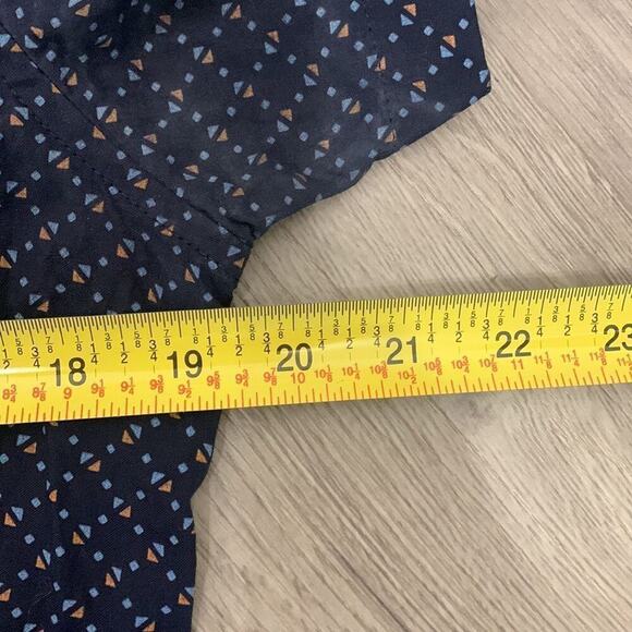 Scotch and Soda My Favorite OxFord Button Down Shirt In Navy Size Medium - Picture 5 of 7